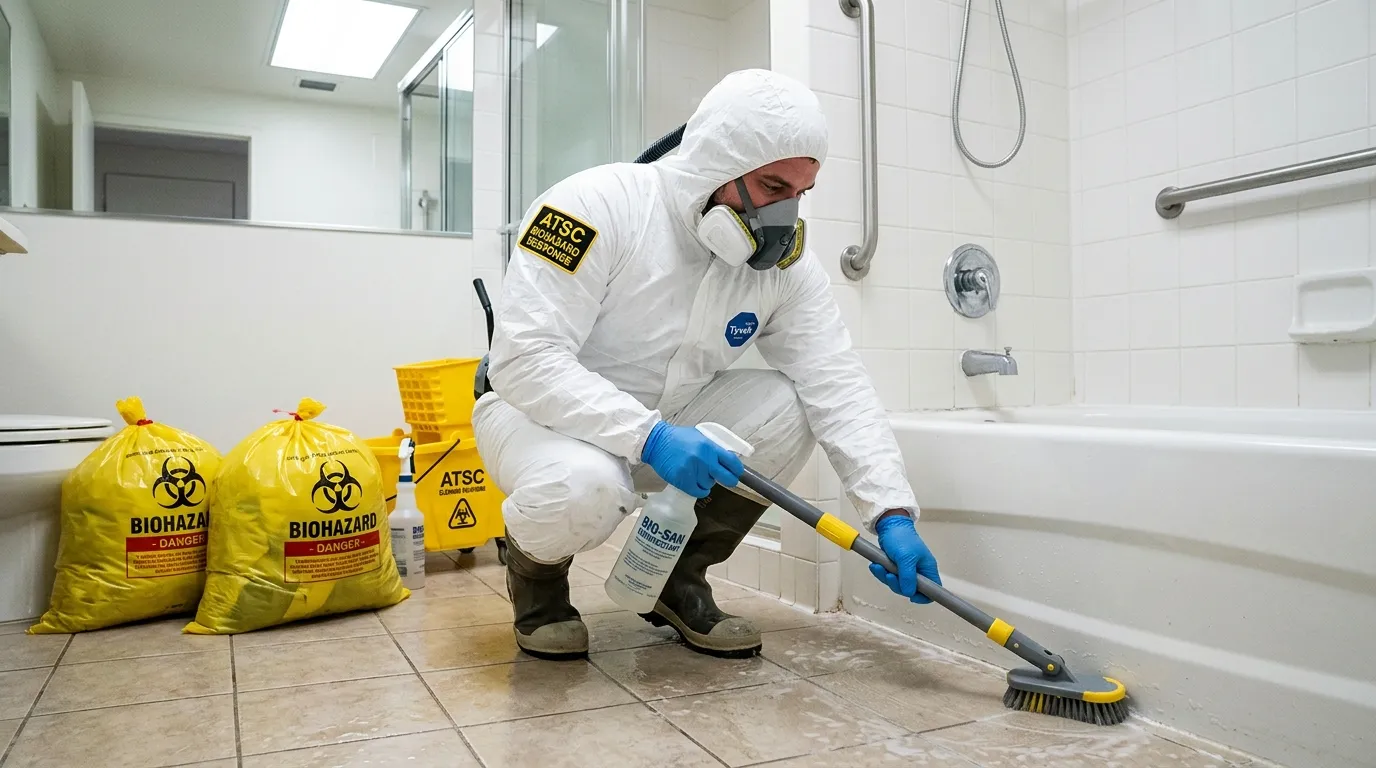 Decontamination equipment deployed for Blood Cleanup in Edgewater Park